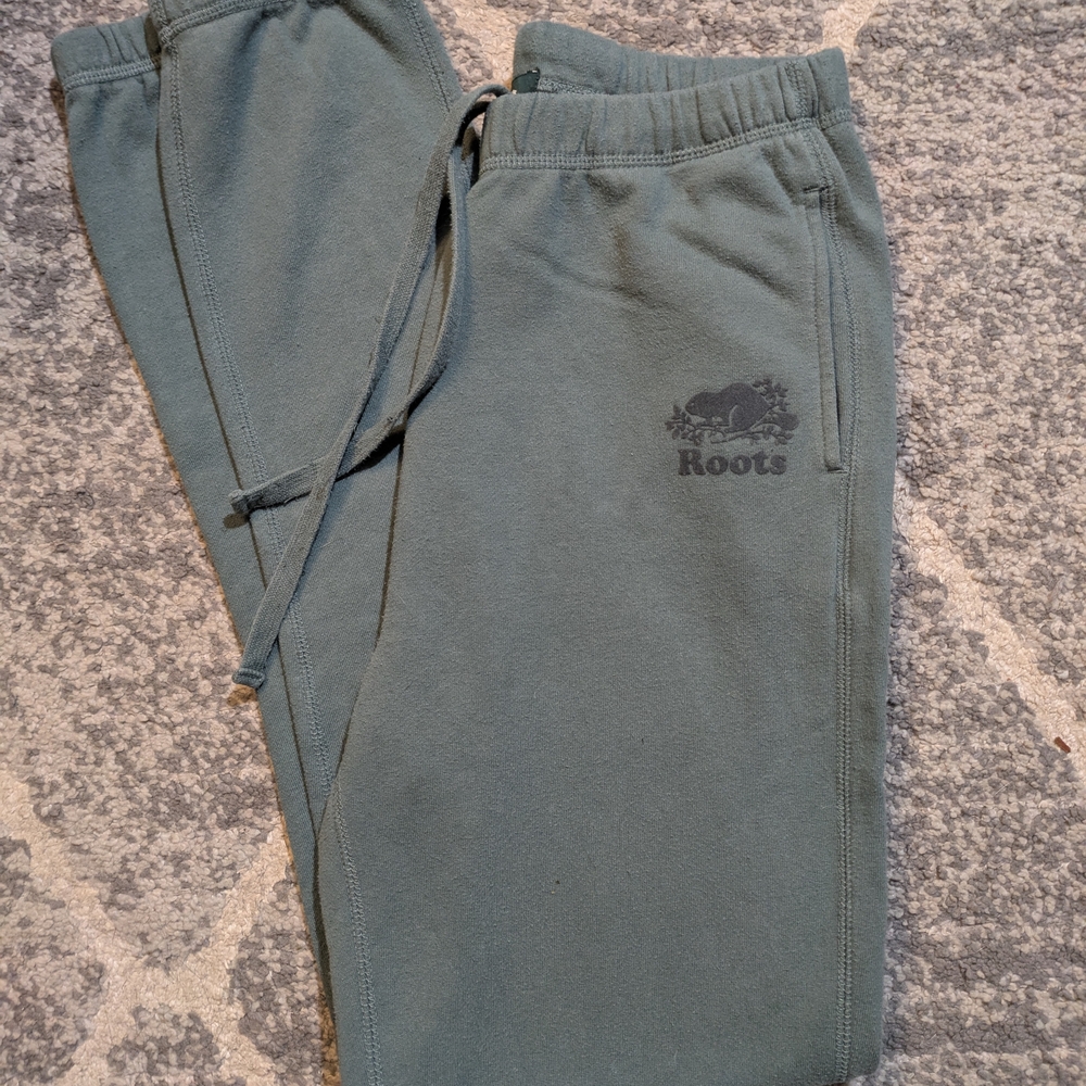 Roots Forest Green Joggers